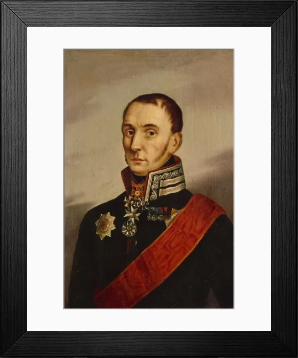 Framed Print : Portrait of Baronet Sir James Wylie (1768-1854), First quarter of 19th century. Artist: Anonymous Framed Print : Portrait of Baronet Sir James Wylie (1768-1854), First quarter of 19th century. Artist: Anonymous