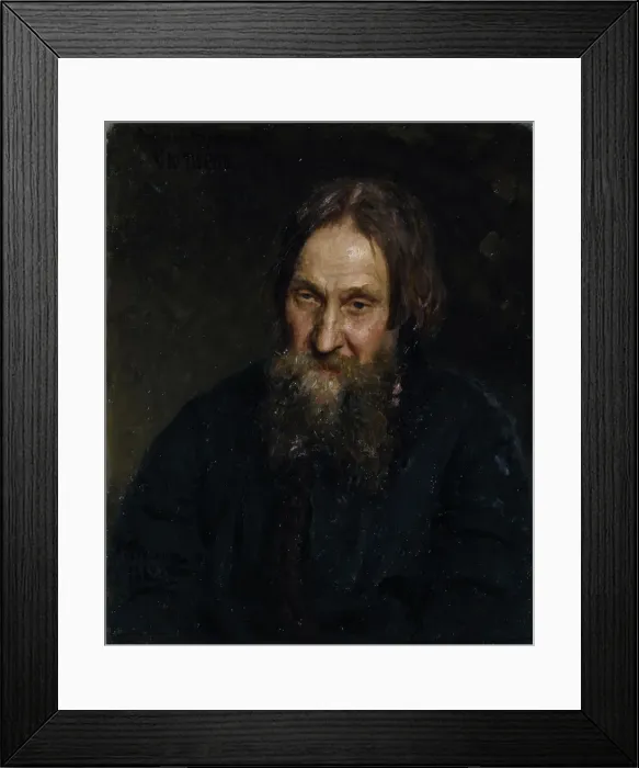 Framed Print : Portrait of Vasily Kirillovich Syutayev (1819-1892), 1882. Artist: Repin, Ilya Yefimovich (1844-1930) Framed Print : Portrait of Vasily Kirillovich Syutayev (1819-1892), 1882. Artist: Repin, Ilya Yefimovich (1844-1930)