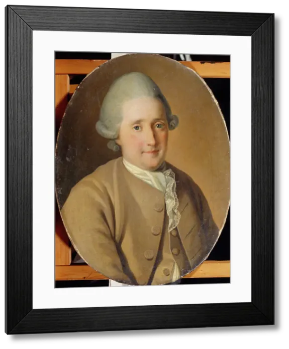 Framed Print : Portrait of Mikhail Gavrilovich Kozhukhov. Artist: Christineck, Carl Ludwig Johann (1732 / 3-1792 / 4) Framed Print : Portrait of Mikhail Gavrilovich Kozhukhov. Artist: Christineck, Carl Ludwig Johann (1732 / 3-1792 / 4)