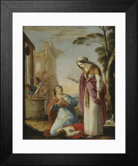Framed Print : The Miracle of Saint Elizabeth of Thuringia. Artist: La Hyre, Laurent, de (1606-1656) Framed Print : The Miracle of Saint Elizabeth of Thuringia. Artist: La Hyre, Laurent, de (1606-1656)