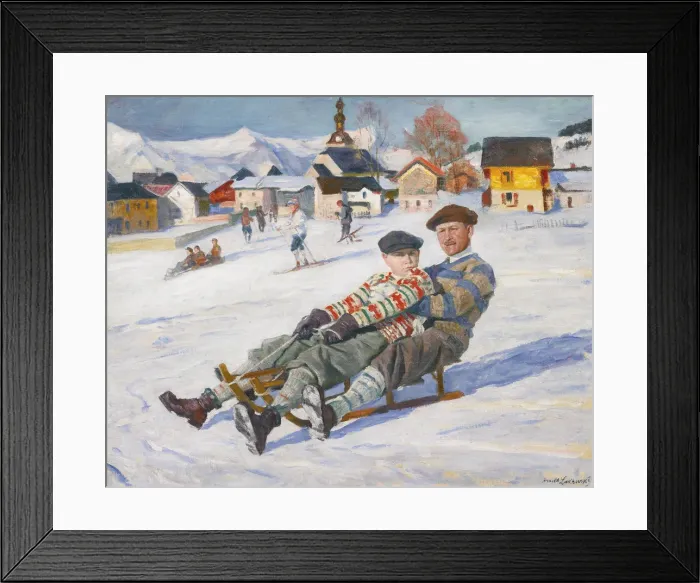 Framed Print : Carol II of Romania and Prince Michael of Romania, Early 1930s. Artist: Lakhovsky, Arnold Borisovich (1880-1937) Framed Print : Carol II of Romania and Prince Michael of Romania, Early 1930s. Artist: Lakhovsky, Arnold Borisovich (1880-1937)