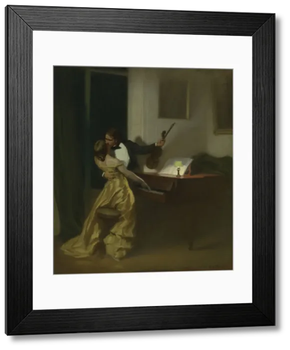 Framed Print : The Kreutzer Sonata, 1901. Artist: Prinet (1861-1946) Framed Print : The Kreutzer Sonata, 1901. Artist: Prinet (1861-1946)