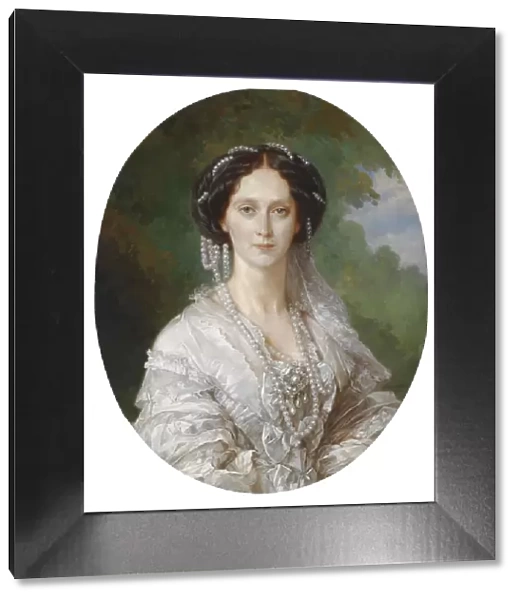Portrait of Maria Alexandrovna (1824-1880), Empress of Russia, 1857. Artist: Winterhalter, Franz Xavier (1805-1873)