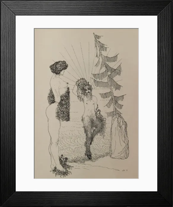 Framed Print : Illustration. Artist: Feofilaktov, Nikolai Petrovich (1878-1941) Framed Print : Illustration. Artist: Feofilaktov, Nikolai Petrovich (1878-1941)