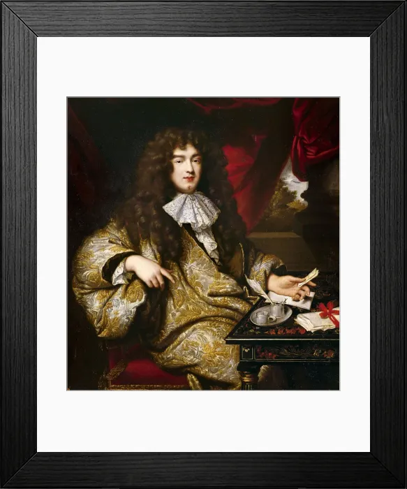 Framed Print : Jean-Baptiste Colbert, Marquis de Seignelay, 1676. Artist: Nattier, Jean-Marc (1685-1766) Framed Print : Jean-Baptiste Colbert, Marquis de Seignelay, 1676. Artist: Nattier, Jean-Marc (1685-1766)