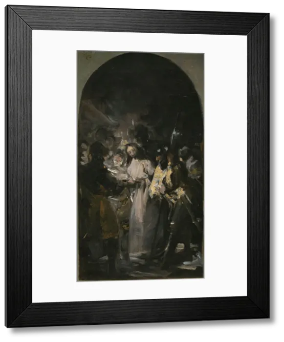 Framed Print : The Arrest of Christ, 1798. Artist: Goya, Francisco, de (1746-1828) Framed Print : The Arrest of Christ, 1798. Artist: Goya, Francisco, de (1746-1828)