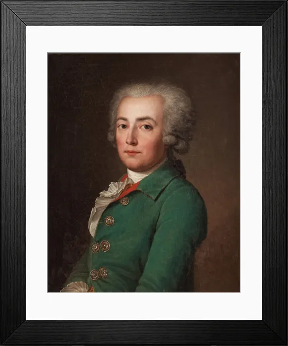 Framed Print : Portrait of Stanislas Marie Adelaide, Comte de Clermont-Tonnerre (1757-1792), 1781. Artist: Wertmuller, Adolf Ulrik (1751-1811) Framed Print : Portrait of Stanislas Marie Adelaide, Comte de Clermont-Tonnerre (1757-1792), 1781. Artist: Wertmuller, Adolf Ulrik (1751-1811)