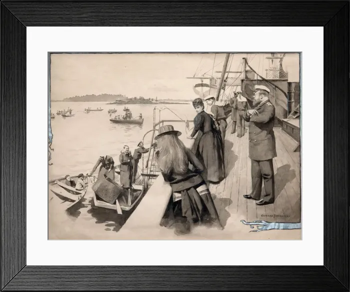 Framed Print : Trip of Alexander III in the Gulf of Finland, 1883-1888. Artist: Berndtson, Gunnar Fredrik (1854-1895) Framed Print : Trip of Alexander III in the Gulf of Finland, 1883-1888. Artist: Berndtson, Gunnar Fredrik (1854-1895)