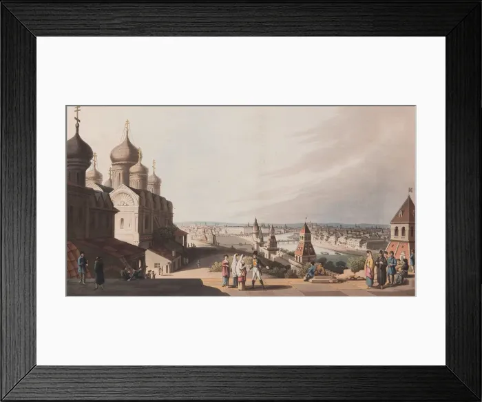 Framed Print : Moscow, 1816. Artist: Bowyer, Robert (1758-1834) Framed Print : Moscow, 1816. Artist: Bowyer, Robert (1758-1834)