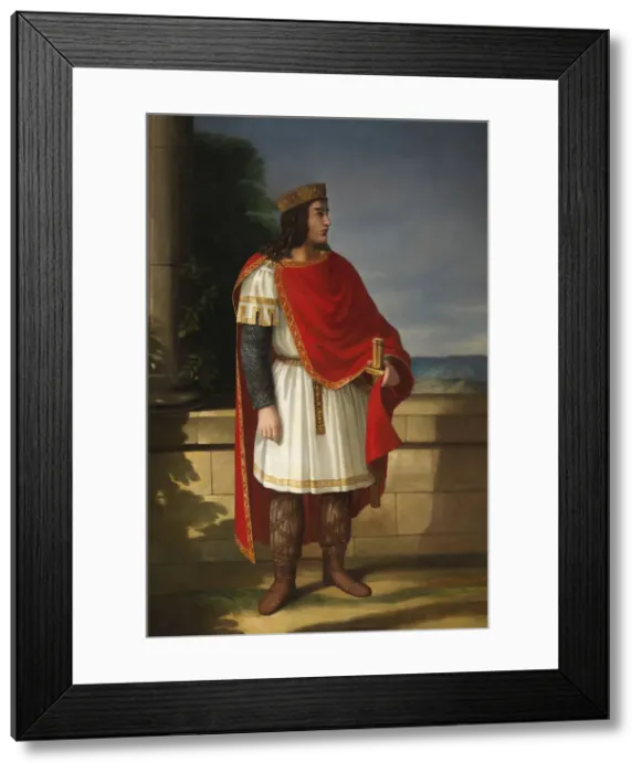 Framed Print : Suintila, Visigothic King, Mid of the 19th century. Artist: Miranda y Rendon, Manuel (active 1833-1864) Framed Print : Suintila, Visigothic King, Mid of the 19th century. Artist: Miranda y Rendon, Manuel (active 1833-1864)