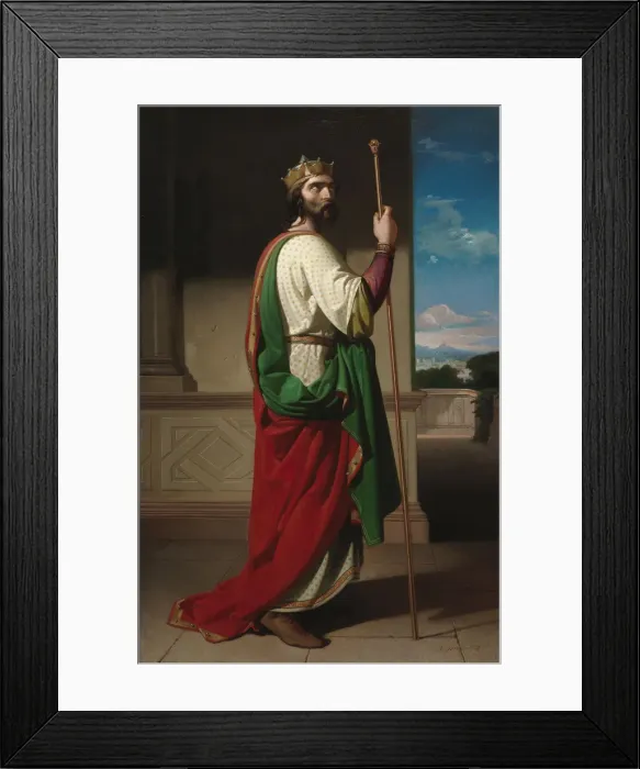 Framed Print : Liuva I, Visigothic King, 1855. Artist: Gisbert Perez, Antonio (1834-1902) Framed Print : Liuva I, Visigothic King, 1855. Artist: Gisbert Perez, Antonio (1834-1902)