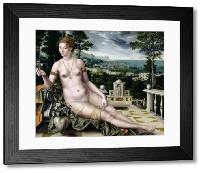 Framed Print : Venus Cythereia, 1561. Artist: Massys (Matsys), Jan (1510-1575) Framed Print : Venus Cythereia, 1561. Artist: Massys (Matsys), Jan (1510-1575)