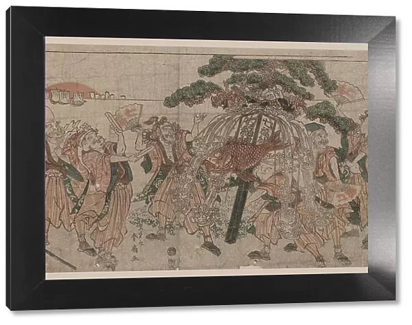 Seven Lucky Gods, 1810s. Artist: Shunsen (Shunko II), Katsukawa (1762-1830)