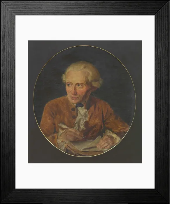 Framed Print : Portrait of Immanuel Kant (1724-1804), Early 19th century. Artist: Heydeck, Adolf von (1787-1856) Framed Print : Portrait of Immanuel Kant (1724-1804), Early 19th century. Artist: Heydeck, Adolf von (1787-1856)