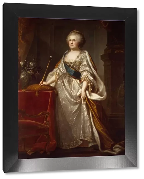 Portrait of Empress Catherine II (1729-1796), 1794. Artist: Lampi, Johann-Baptist von, the Elder (1751-1830)