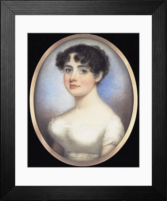 Framed Print : Mary Anne Clarke, nee Thompson (1776-1852), c. 1810. Artist: Anonymous Framed Print : Mary Anne Clarke, nee Thompson (1776-1852), c. 1810. Artist: Anonymous
