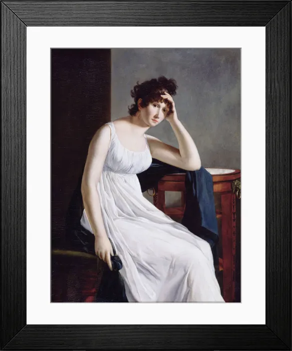 Framed Print : Self-Portrait, 1800s. Artist: Mayer, Constance (1775-1821) Framed Print : Self-Portrait, 1800s. Artist: Mayer, Constance (1775-1821)