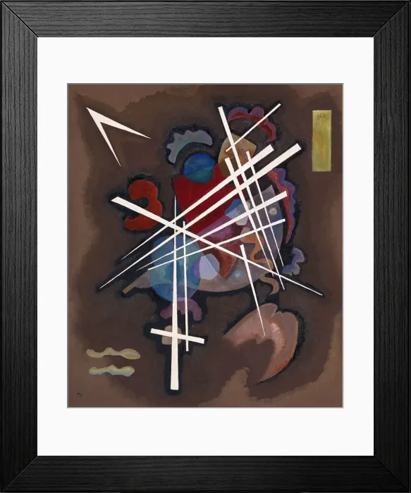 Framed Print : Gitterform (Netting), 1927. Artist: Kandinsky, Wassily Vasilyevich (1866-1944) Framed Print : Gitterform (Netting), 1927. Artist: Kandinsky, Wassily Vasilyevich (1866-1944)