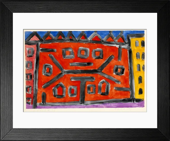 Framed Print : Palaste (Palaces), 1940. Artist: Klee, Paul (1879-1940) Framed Print : Palaste (Palaces), 1940. Artist: Klee, Paul (1879-1940)