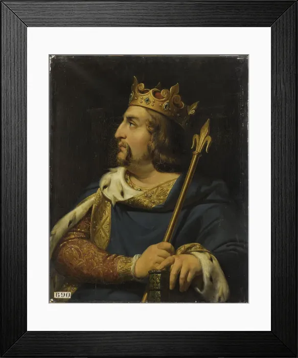 Framed Print : Louis VI of France, 1837. Artist: Blondel, Merry-Joseph (1781-1853) Framed Print : Louis VI of France, 1837. Artist: Blondel, Merry-Joseph (1781-1853)