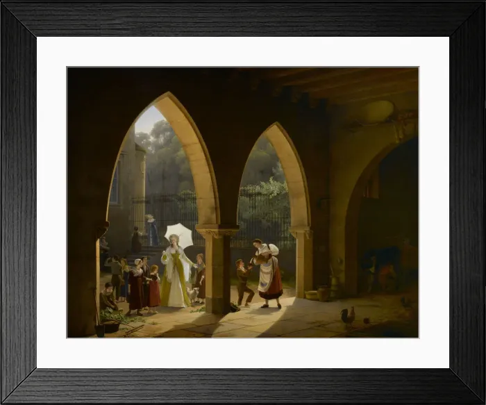 Framed Print : Madame Elisabeth de France, sister of the King, 1817. Artist: Richard (Fleury-Richard), Fleury Francois (1777-1852) Framed Print : Madame Elisabeth de France, sister of the King, 1817. Artist: Richard (Fleury-Richard), Fleury Francois (1777-1852)