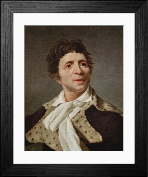 Framed Print : Portrait of Jean-Paul Marat (1743-1793). After Joseph Boze, c. 1800. Artist: Anonymous Framed Print : Portrait of Jean-Paul Marat (1743-1793). After Joseph Boze, c. 1800. Artist: Anonymous