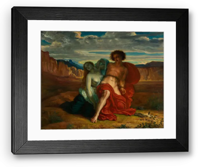 Framed Print : The Torture of Mezentius, 1864. Artist: Janmot, Louis (1814-1892) Framed Print : The Torture of Mezentius, 1864. Artist: Janmot, Louis (1814-1892)