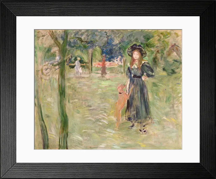 Framed Print : Bois de Boulogne, 1893. Artist: Morisot, Berthe (1841-1895) Framed Print : Bois de Boulogne, 1893. Artist: Morisot, Berthe (1841-1895)
