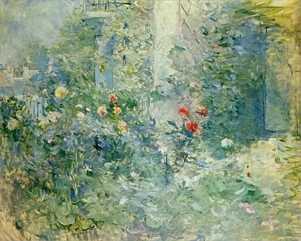 Garden in Bougival (Le jardin a Bougival), 1884. Artist: Morisot, Berthe (1841-1895)