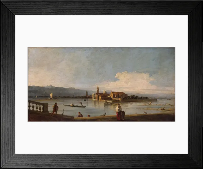 Framed Print : View of the Isles of San Michele, San Cristoforo and Murano from the Fondamente Nove, Between 1725 a Artist: Canaletto (1697-1768) Framed Print : View of the Isles of San Michele, San Cristoforo and Murano from the Fondamente Nove, Between 1725 a Artist: Canaletto (1697-1768)