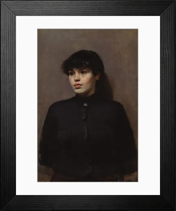 Framed Print : Jossa, 1886. Artist: Krohg, Christian (1852-1925) Framed Print : Jossa, 1886. Artist: Krohg, Christian (1852-1925)
