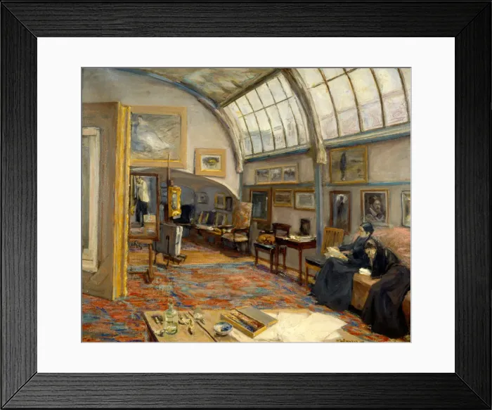 Framed Print : Artists studio at the Brandenburger Tor in Berlin, 1902. Artist: Liebermann, Max (1847-1935) Framed Print : Artists studio at the Brandenburger Tor in Berlin, 1902. Artist: Liebermann, Max (1847-1935)