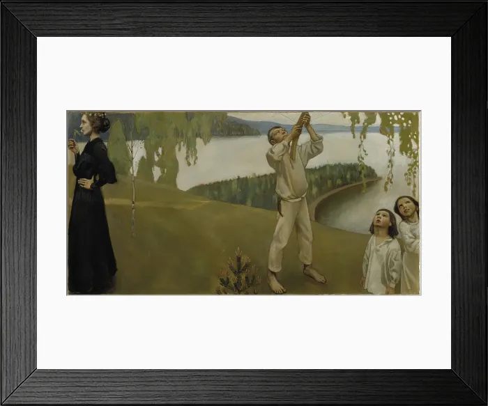 Framed Print : Spring, 1903. Artist: Gallen-Kallela, Akseli (1865-1931) Framed Print : Spring, 1903. Artist: Gallen-Kallela, Akseli (1865-1931)