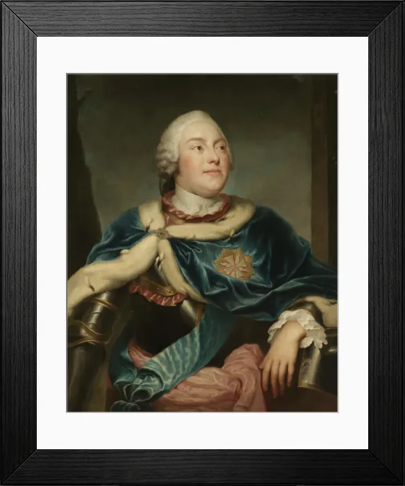 Framed Print : Portrait of Frederick Christian, Elector of Saxony (1722-1763). Artist: Mengs, Anton Raphael (1728-1779) Framed Print : Portrait of Frederick Christian, Elector of Saxony (1722-1763). Artist: Mengs, Anton Raphael (1728-1779)