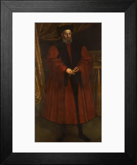 Framed Print : Portrait of Sigismund I of Poland (1467-1548), 17th century. Artist: Anonymous Framed Print : Portrait of Sigismund I of Poland (1467-1548), 17th century. Artist: Anonymous