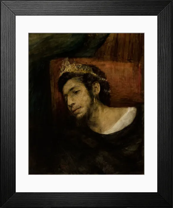 Framed Print : Ahasuerus, 1876. Artist: Gottlieb, Maurycy (1856-1879) Framed Print : Ahasuerus, 1876. Artist: Gottlieb, Maurycy (1856-1879)