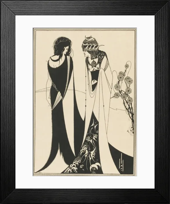 Framed Print : Illustration for Salome by Oscar Wilde, 1894. Artist: Beardsley, Aubrey (1872?1898) Framed Print : Illustration for Salome by Oscar Wilde, 1894. Artist: Beardsley, Aubrey (1872?1898)
