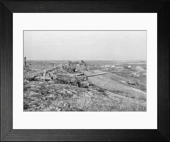 Framed Print : Operation Kutuzov. The Soviet artillery south of Orel. Artist: Anonymous Framed Print : Operation Kutuzov. The Soviet artillery south of Orel. Artist: Anonymous