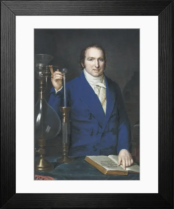Framed Print : Portrait of Antoine Francois Comte de Fourcroy (1755-1809). Artist: Dumont, Francois (1751-1831)