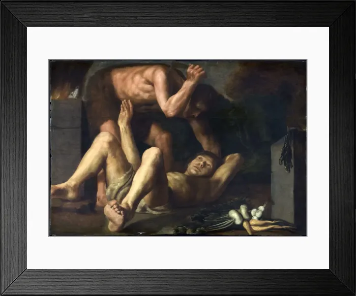 Framed Print : Cain and Abel, c. 1610. Artist: Guidotti, Paolo (il Cavalier Borghese) (1560-1629) Framed Print : Cain and Abel, c. 1610. Artist: Guidotti, Paolo (il Cavalier Borghese) (1560-1629)