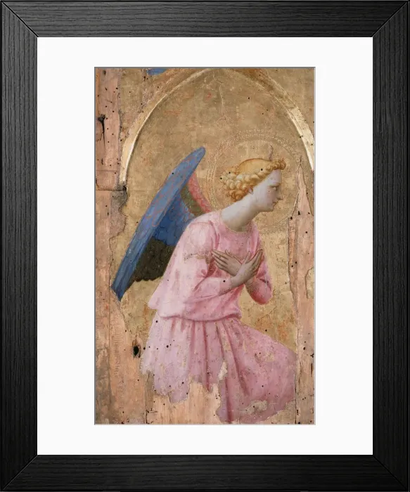 Framed Print : The Angel of the Annunciation, ca 1435. Artist: Angelico, Fra Giovanni, da Fiesole (ca. 1400-1455) Framed Print : The Angel of the Annunciation, ca 1435. Artist: Angelico, Fra Giovanni, da Fiesole (ca. 1400-1455)