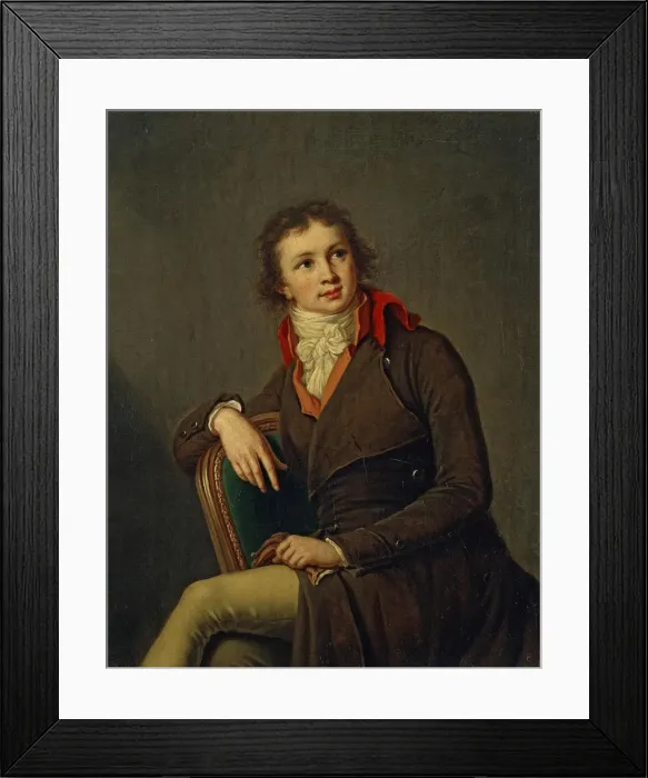 Framed Print : Portrait of Count Pavel Alexandrovich Stroganov (1774-1817), 1790s. Artist: Vigee-Lebrun, Marie Louise Elisabeth (1755-1842) Framed Print : Portrait of Count Pavel Alexandrovich Stroganov (1774-1817), 1790s. Artist: Vigee-Lebrun, Marie Louise Elisabeth (1755-1842)