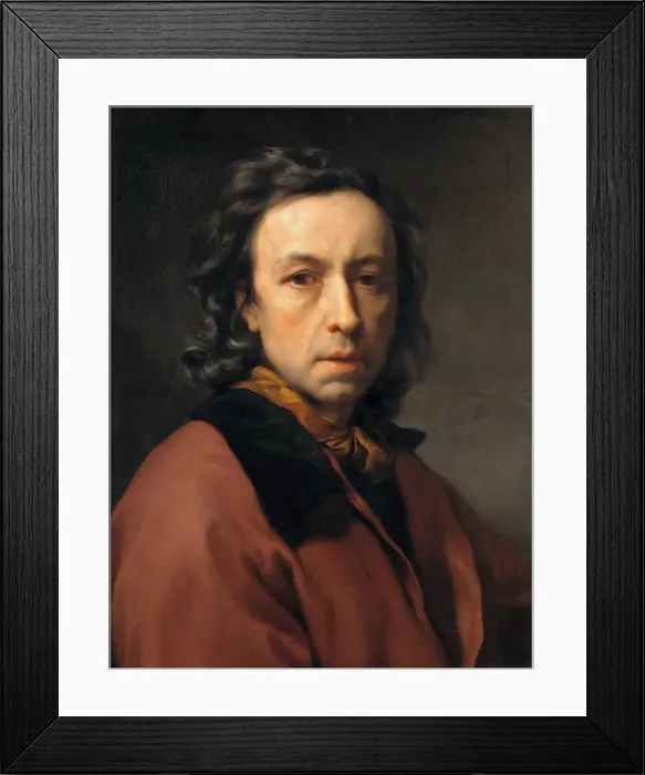 Framed Print : Self-portrait, 1779. Artist: Mengs, Anton Raphael (1728-1779) Framed Print : Self-portrait, 1779. Artist: Mengs, Anton Raphael (1728-1779)