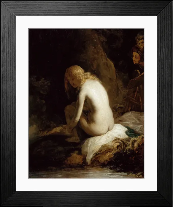Framed Print : Susanna and the Elders. Artist: Flinck, Govaert (1615-1660) Framed Print : Susanna and the Elders. Artist: Flinck, Govaert (1615-1660)