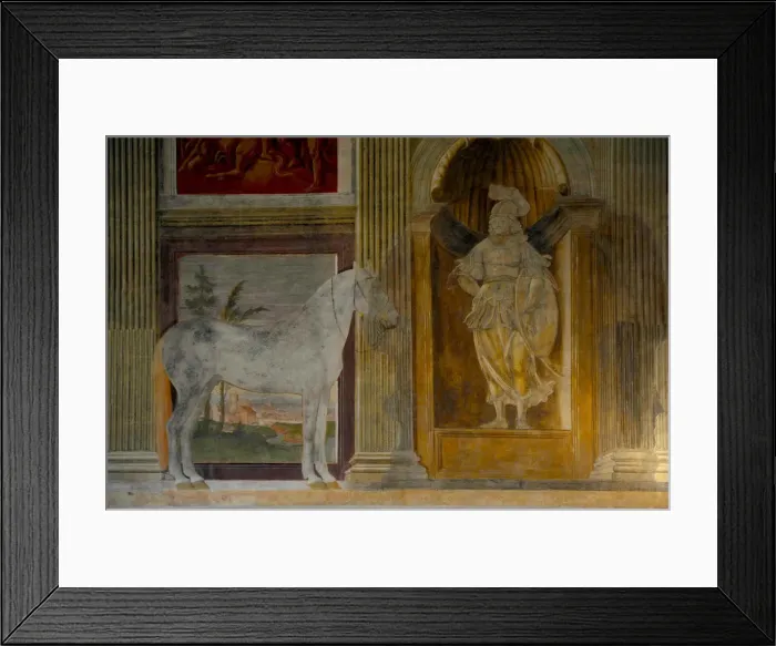 Framed Print : The Hall of Horses (Sala dei Cavalli) in the Palazzo del Te, 1526-1534. Artist: Romano, Giulio (1499-1546) Framed Print : The Hall of Horses (Sala dei Cavalli) in the Palazzo del Te, 1526-1534. Artist: Romano, Giulio (1499-1546)