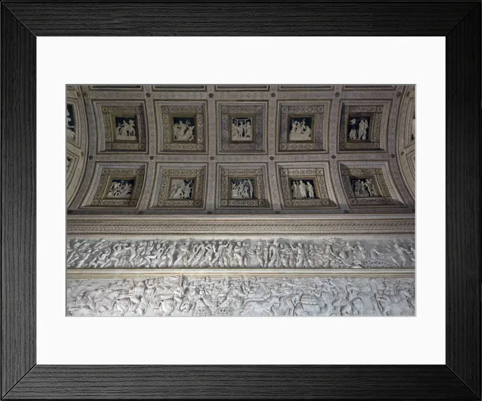 Framed Print : The Room of the Stuccoes (Camera degli Stucchi) of the Palazzo del Te, 1526-1534. Artist: Primaticcio, Francesco (1504-1570) Framed Print : The Room of the Stuccoes (Camera degli Stucchi) of the Palazzo del Te, 1526-1534. Artist: Primaticcio, Francesco (1504-1570)