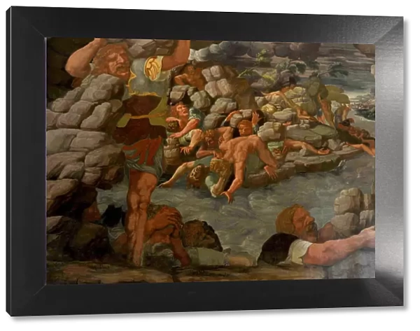 The Fall of the Giants (Sala dei Giganti), 1536. Artist: Romano, Giulio (1499-1546)