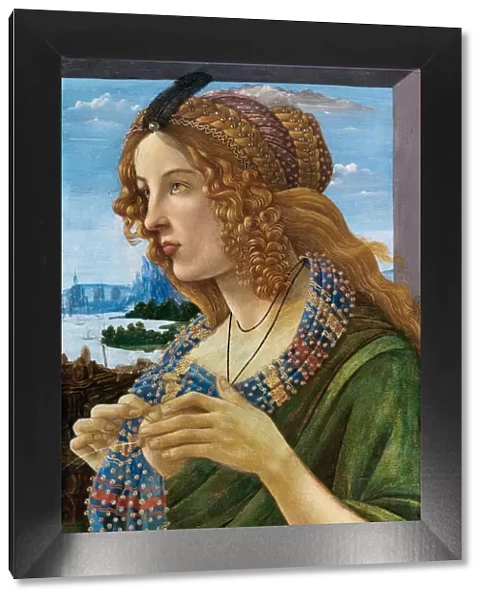 Allegorical Portrait of a Woman (Simonetta Vespucci), 1480-1490. Artist: Botticelli, Sandro, (Workshop)
