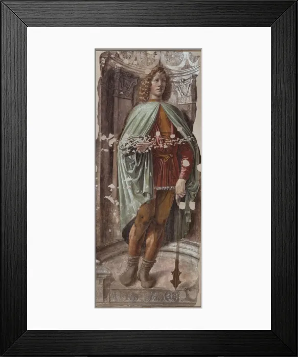 Framed Print : Man with a Mace (Uomo dalla mazza), ca 1487-1488. Artist: Bramante, Donato (1444-1514) Framed Print : Man with a Mace (Uomo dalla mazza), ca 1487-1488. Artist: Bramante, Donato (1444-1514)