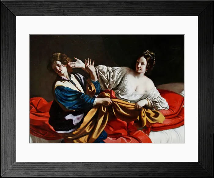 Framed Print : Joseph and Potiphars Wife, 1631. Artist: Guercino (1591-1666) Framed Print : Joseph and Potiphars Wife, 1631. Artist: Guercino (1591-1666)